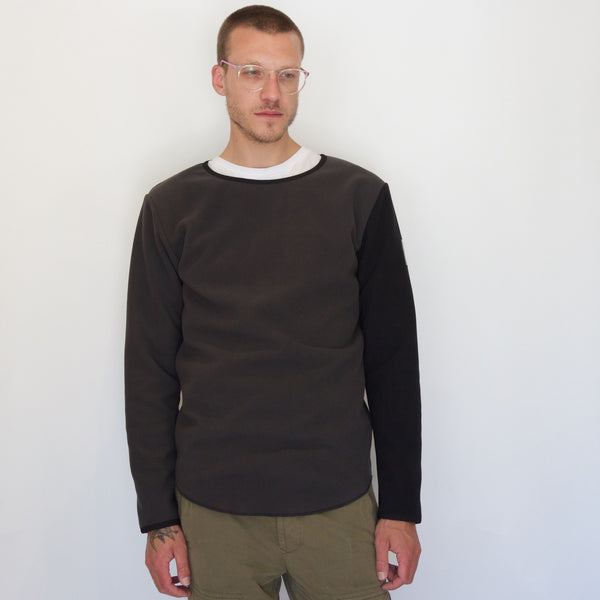 Fleece Pullover | Black / Dark Shadow - Is this Menswear?
 - 1