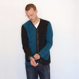 Fleece Jacket | Teal / Navy - Is this Menswear?
 - 1