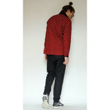 American Flannel Overshirt | Red Polka Dot - Is this Menswear?
 - 2