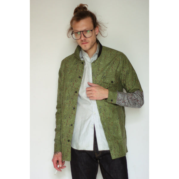 American Flannel Overshirt | Green Speckle - Is this Menswear?
 - 1